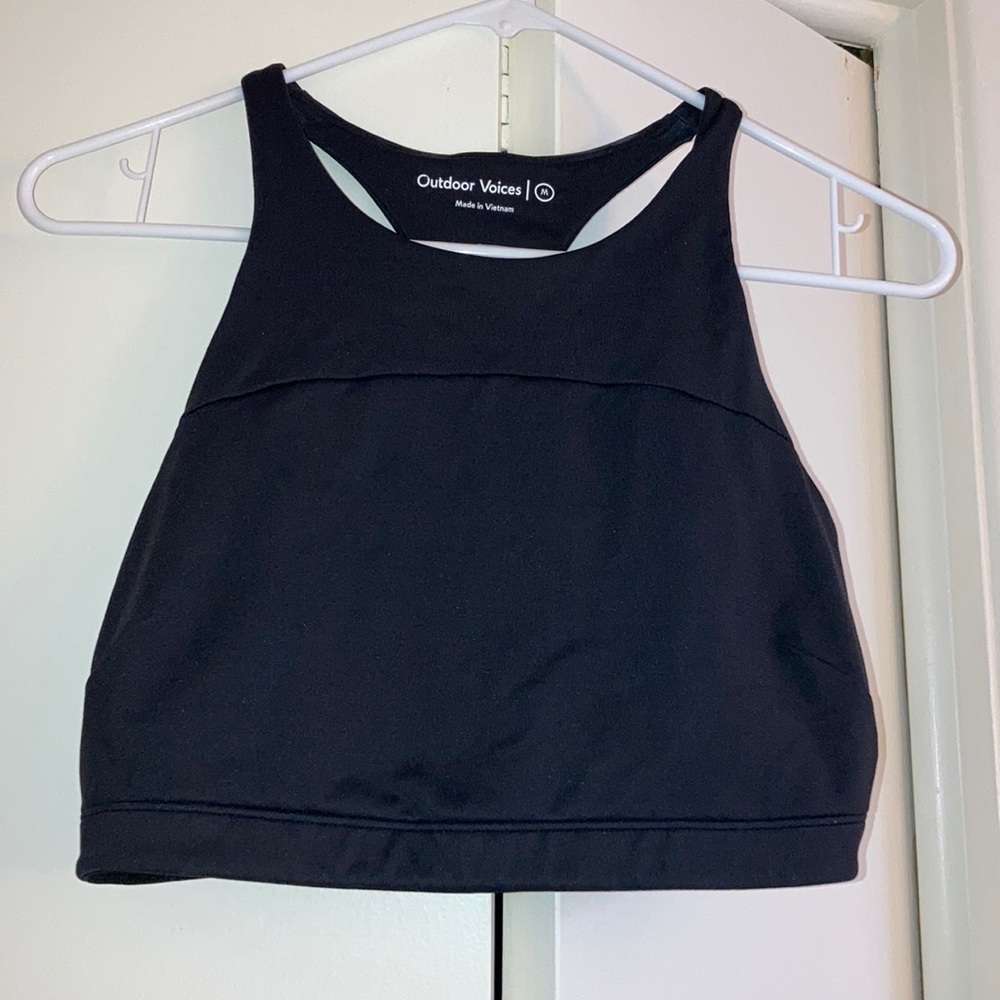 Outdoor Voices TechSweat Crop Top sports bra